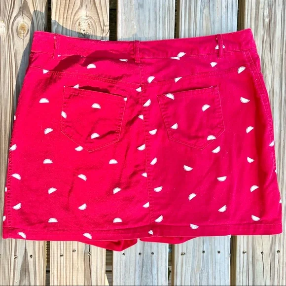 + Red Watermelon Slice Skort! VGUC! - Picture 5 of 11